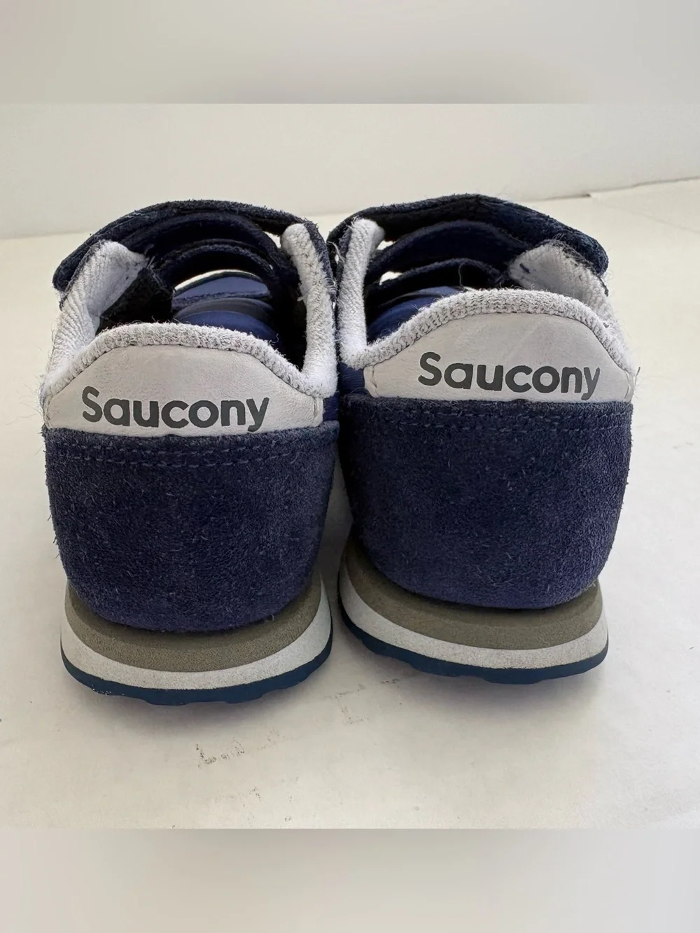 Saucony Originals Jazz Hook & Loop Sneakers Toddler Boy Sz 8.5M Cobalt Blue